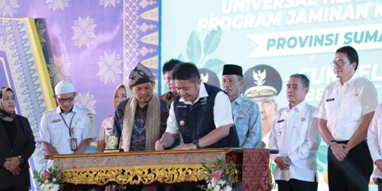 Launching Sumsel Berkat, HD : Langkah Konkrit Wujudkan Program JKN dan Permudah Layanan Kesehatan