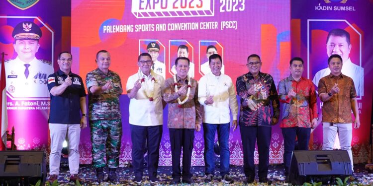 Dorong Akselerasi Pertumbuhan Perekonomian, Pj Gubernur Sumsel Buka Kadin Sumsel Expo 2023