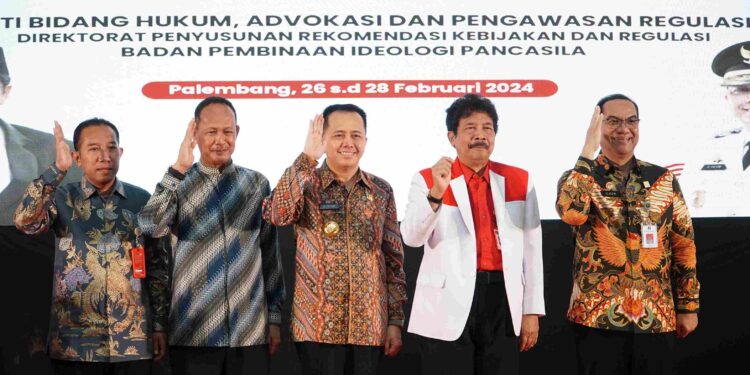 Pj Gubernur Sumsel Fatoni Inginkan Penerapan Nilai-Nilai Pancasila Diterapkan Mulai Dari Dinas/OPD Hingga Sekolah