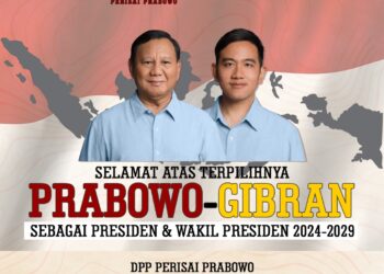 RELAWAN PERISAI PRABOWO: Prabowo – Gibran Akan Bawa Indonesia Maju