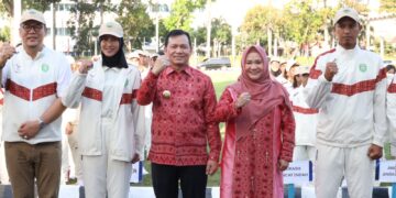 Elen Setiadi Lepas 382 Atlet PON XXI Aceh-Sumut 2024