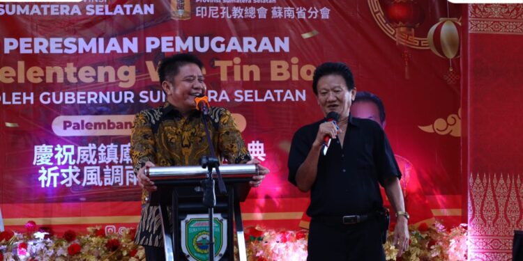 Resmikan Pemugaran Kelenteng Wie Tin Bio, HD Tekankan Pentingnya Kerukunan Beragama