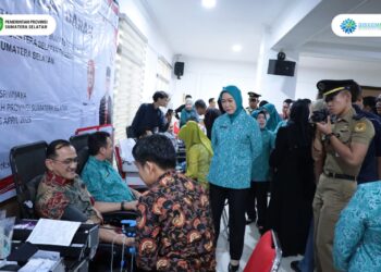 Sinergi PKK Sumsel, Praja IPDN, IKAPTK, dan PMI Sumsel, Gelar Donor Darah Bantu Masyarakat