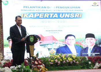 Sekda Sumsel Ingatkan Peran IKAPERTA UNSRI Dukung program GSMP Wujudkan Ketahanan Pangan dan Gizi