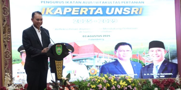 Sekda Sumsel Ingatkan Peran IKAPERTA UNSRI Dukung program GSMP Wujudkan Ketahanan Pangan dan Gizi
